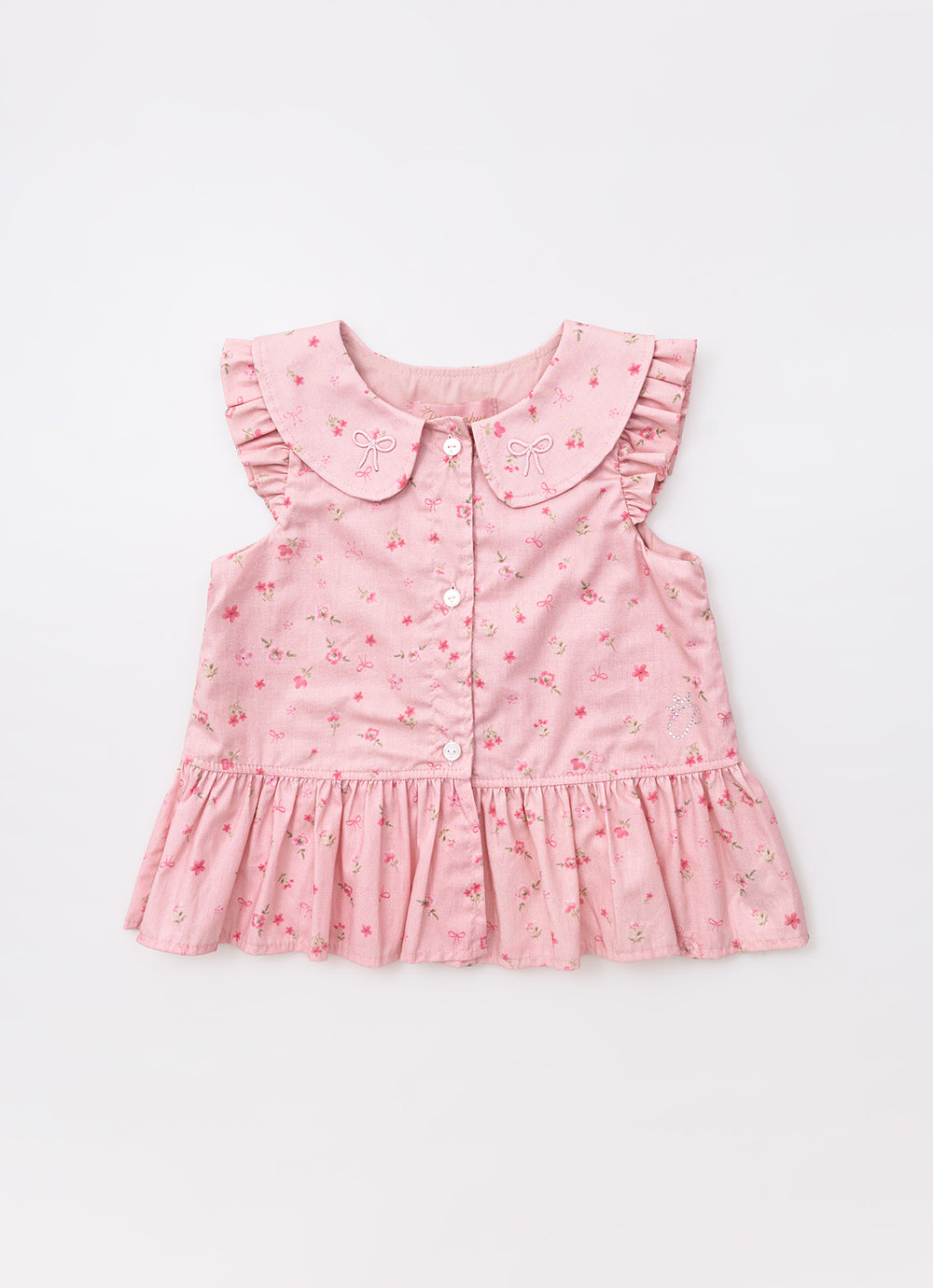 Camisa Algodão Estampa Mini Floral