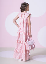 Vestido Longo Algodão Mini Floral