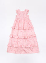 Vestido Longo Algodão Mini Floral