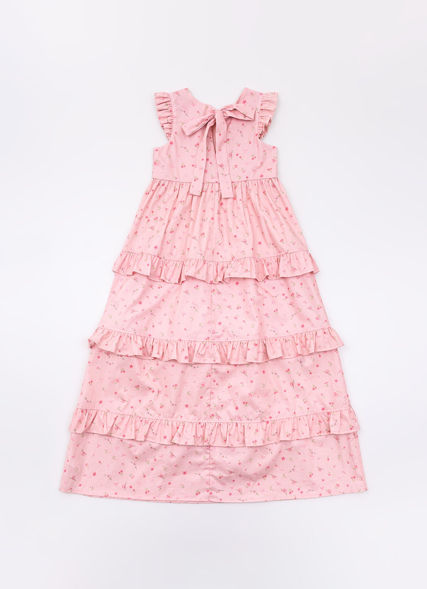 Vestido Longo Algodão Mini Floral