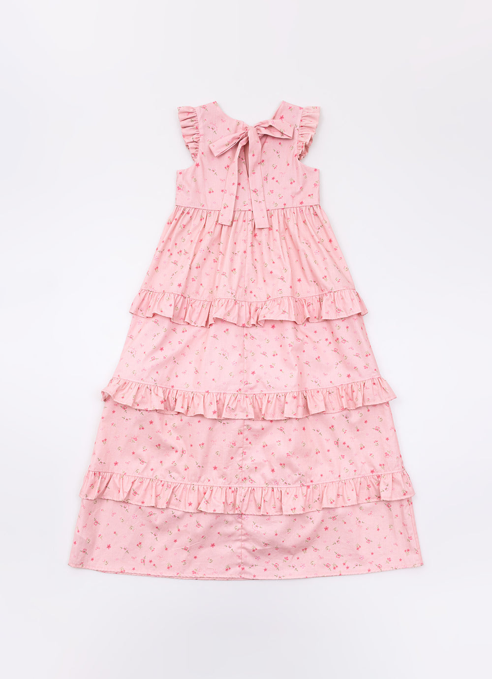Vestido Longo Algodão Mini Floral