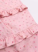 Vestido Longo Algodão Mini Floral