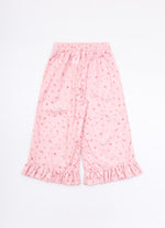Calça Pantacourt Algodão Estampa Mini Floral