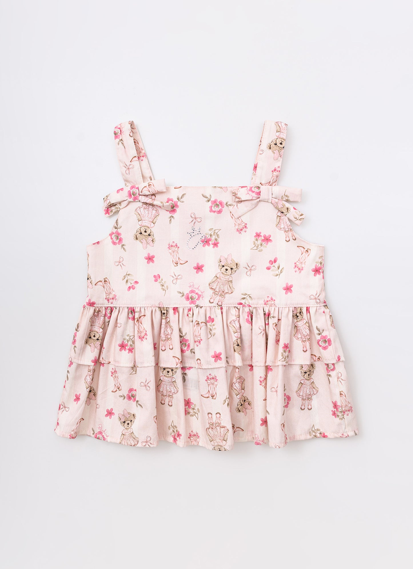 Blusa Algodão Babados Estampada