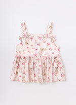 Blusa Algodão Babados Estampada