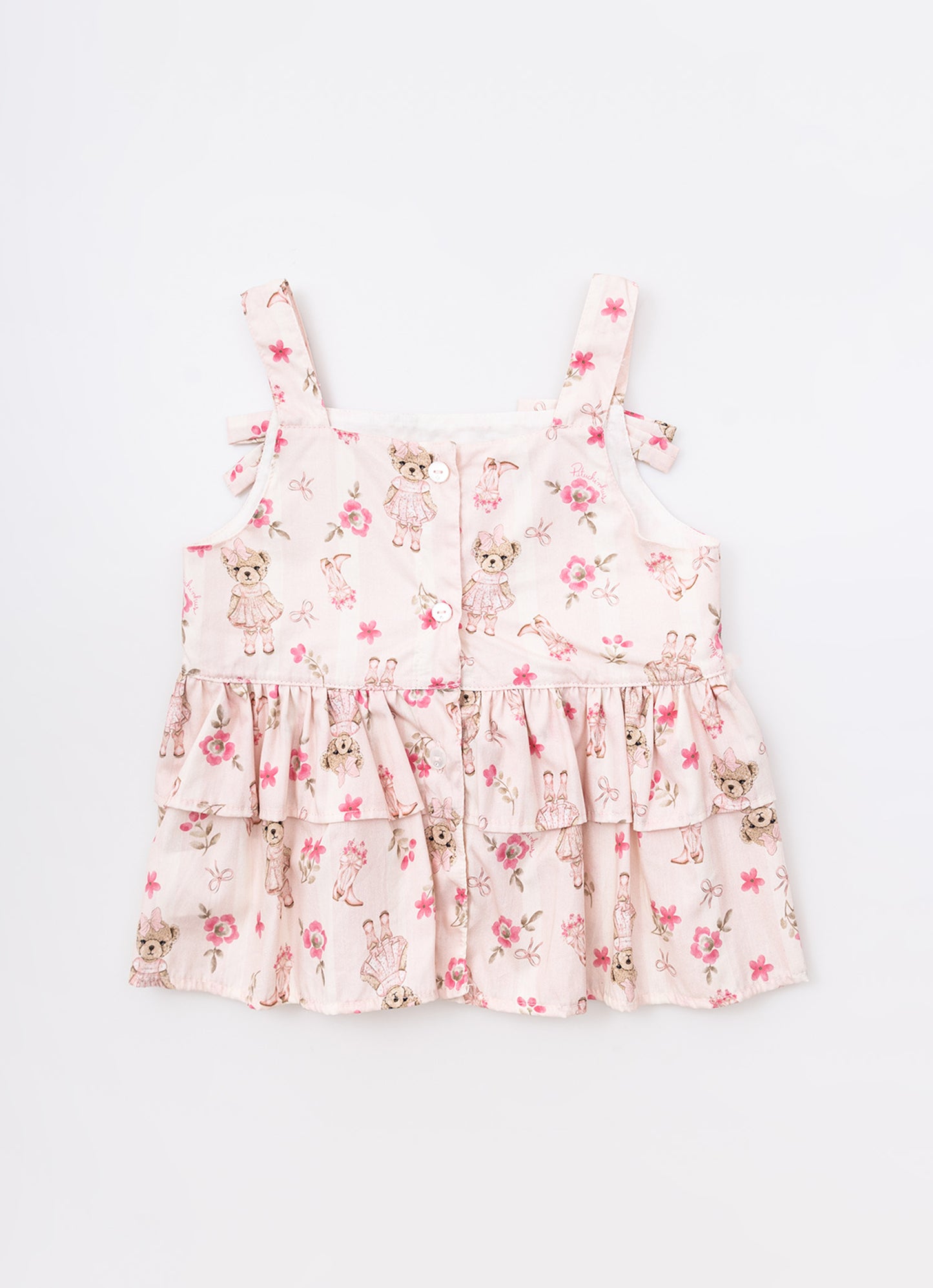 Blusa Algodão Babados Estampada