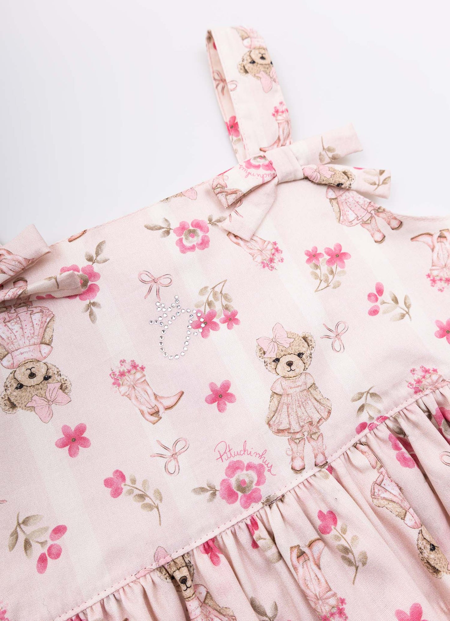 Blusa Algodão Babados Estampada