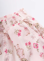 Short Algodão Estampa Listrado Ursas