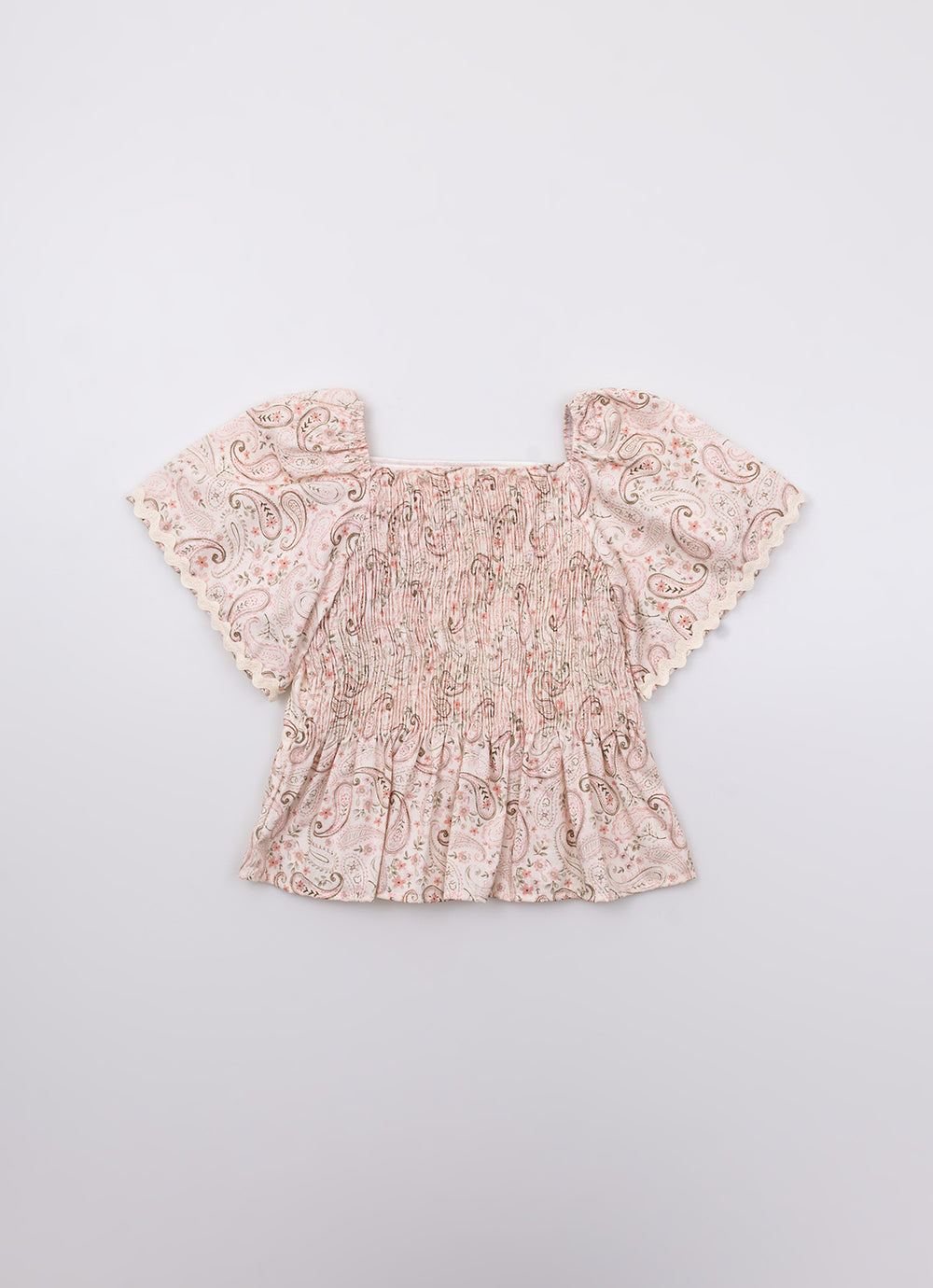 Blusa Algodão Babado Rendinha
