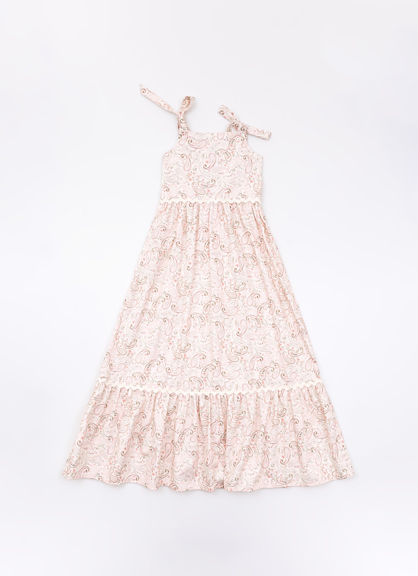 Vestido Longo Algodão Multi Estampado