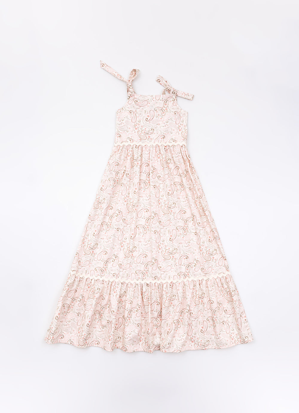 Vestido Longo Algodão Multi Estampado
