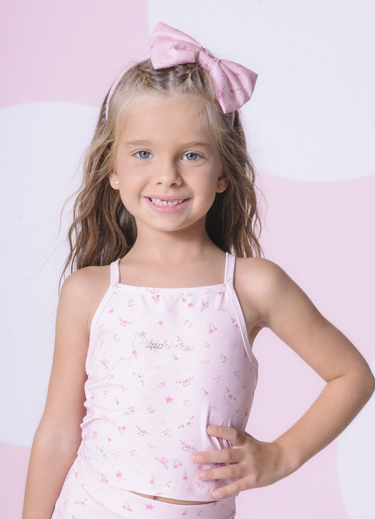 Blusa Alça Cropped Light Estampado