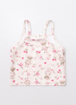 Blusa Alça Cropped Light Estampado