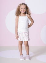 Saia Short Light Estampado Pituchinhus