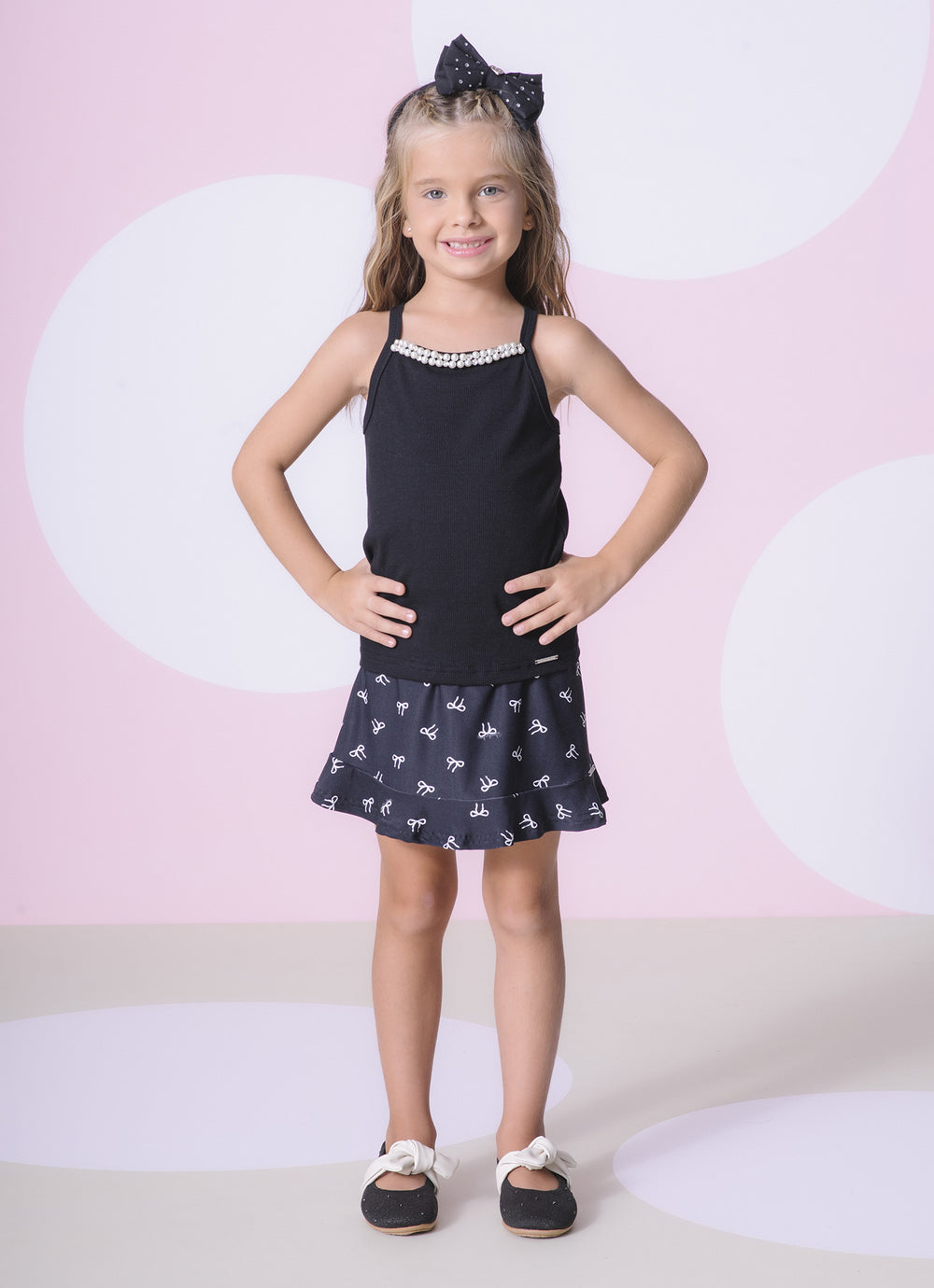 Saia Short Light Estampado Pituchinhus