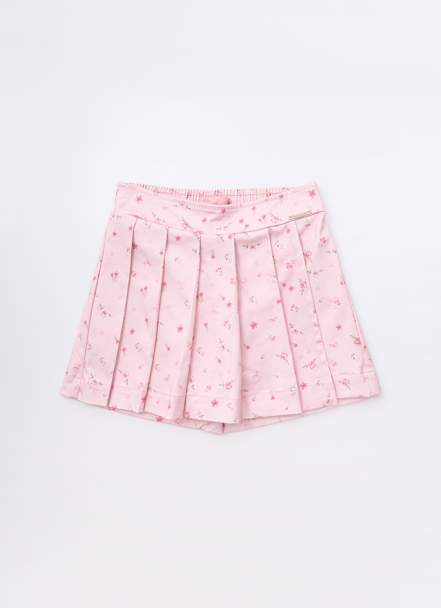 Saia Short Pregas Estampado