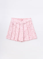 Saia Short Pregas Estampado