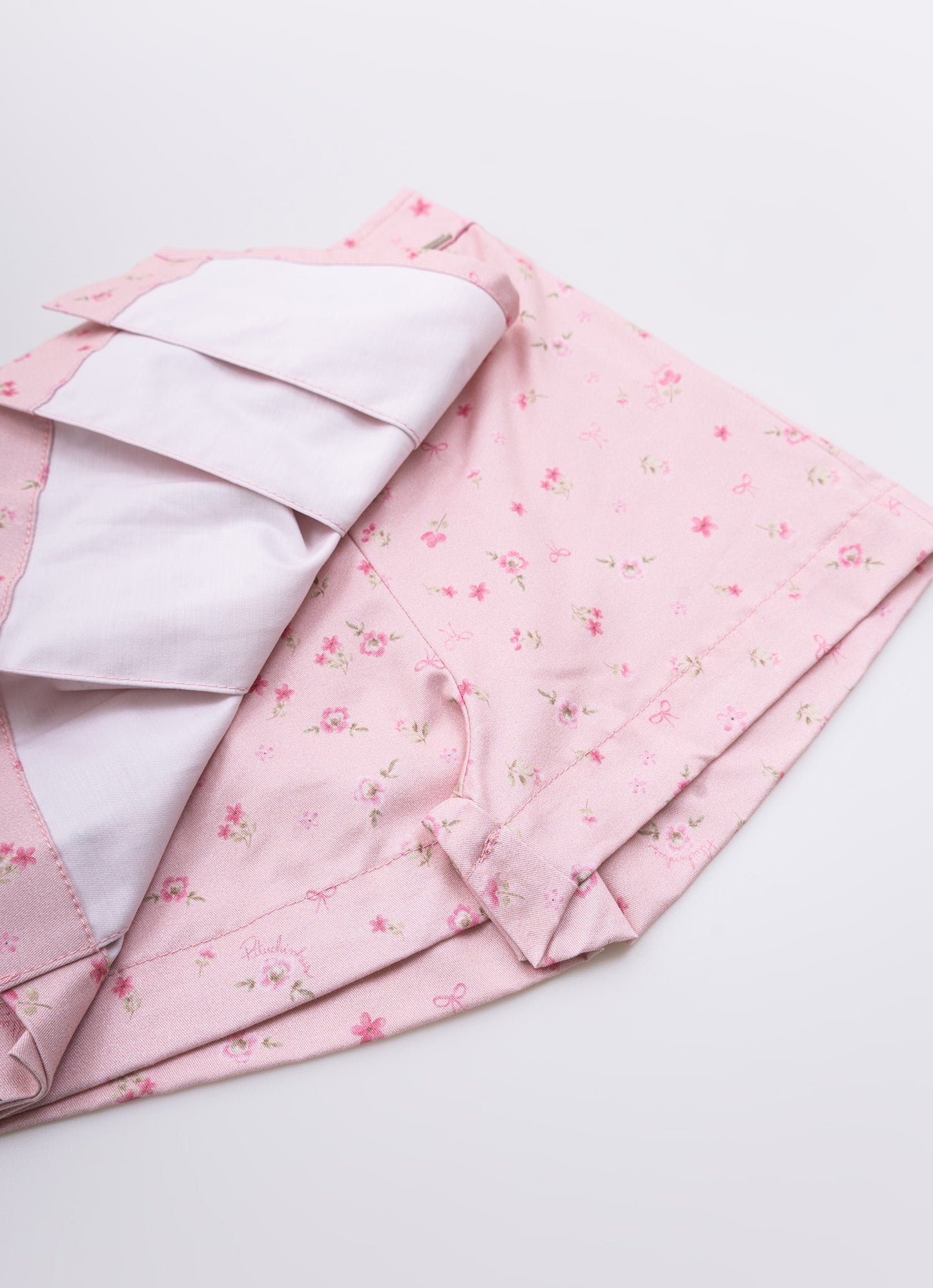 Saia Short Pregas Estampado