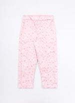 Calça Sarja Estampada Mini Floral
