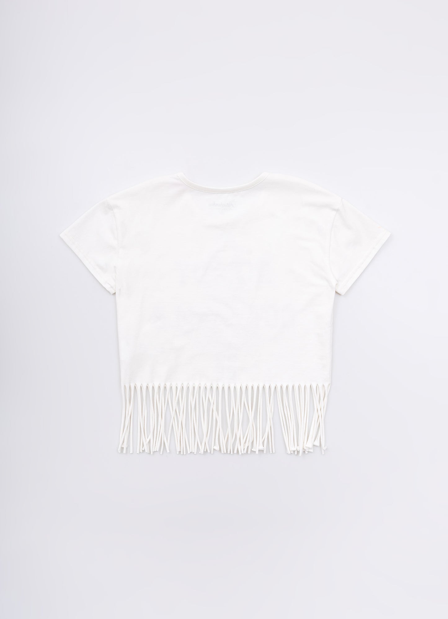 Blusa Cotton Franjas Serigrafia Boneca