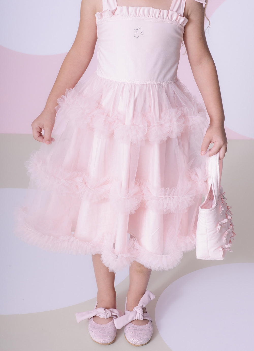Vestido Tricoline Alça Amarração