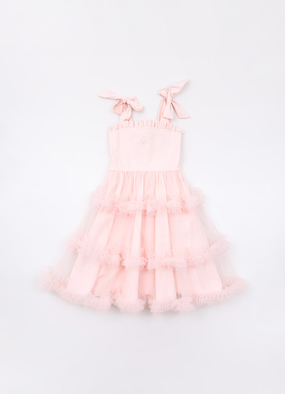 Vestido Tricoline Alça Amarração