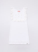 Vestido Tricot Ponto Rendado