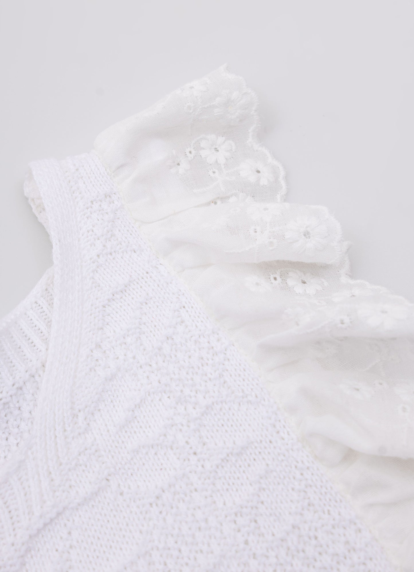 Vestido Tricot Ponto Rendado