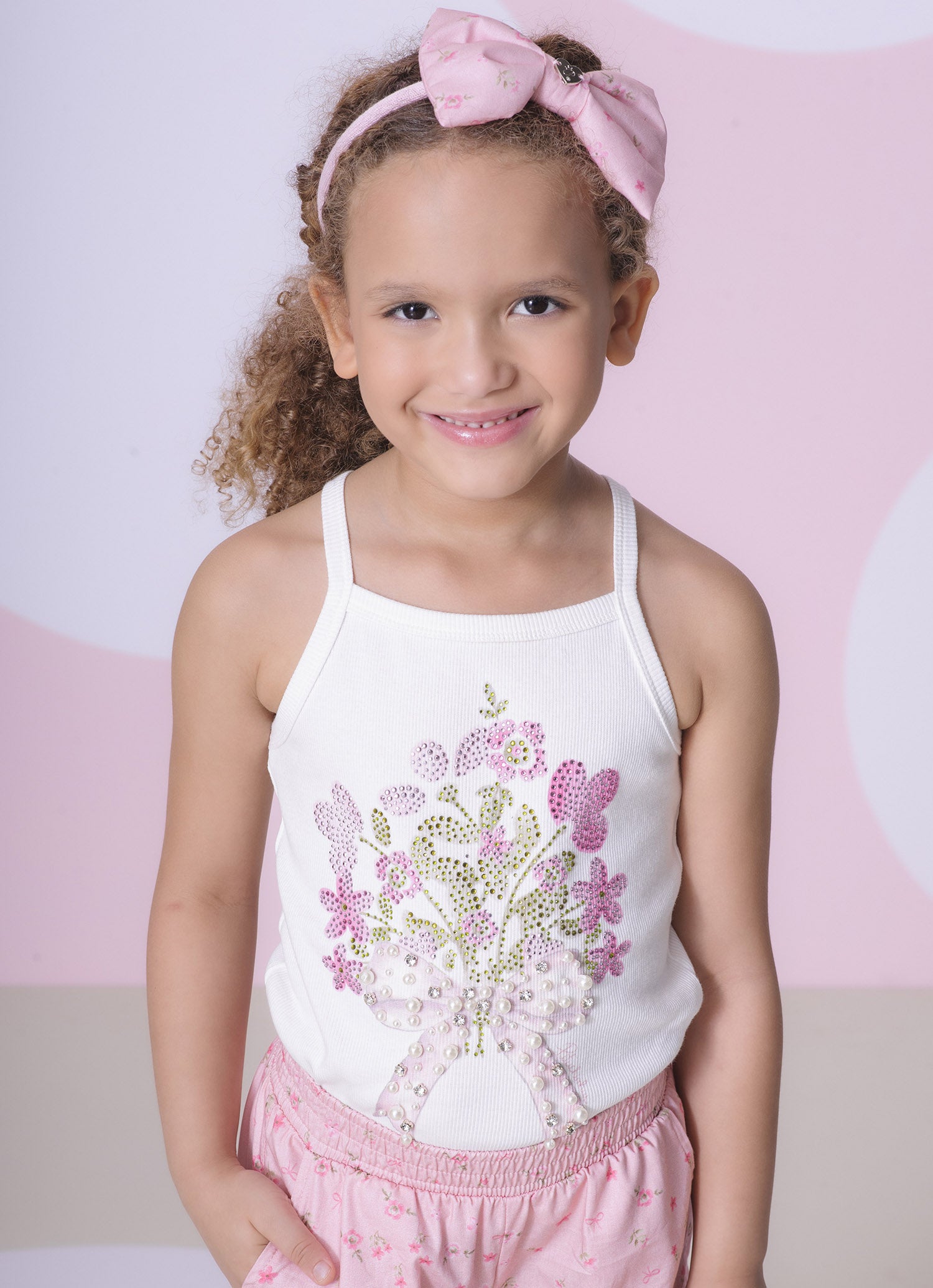 Blusa Alça Ribana Serigrafia