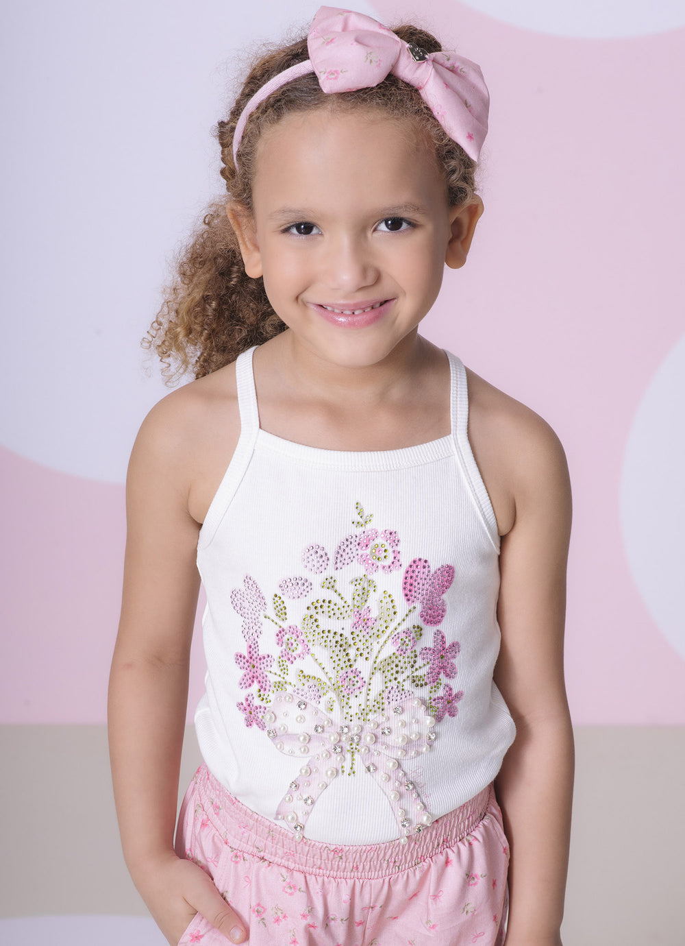 Blusa Alça Ribana Serigrafia
