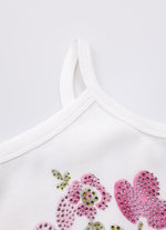 Blusa Alça Ribana Serigrafia