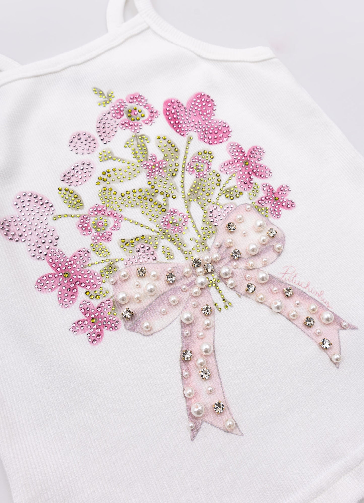 Blusa Alça Ribana Serigrafia