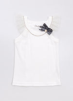 Blusa Ribana Alça Tule e Laços