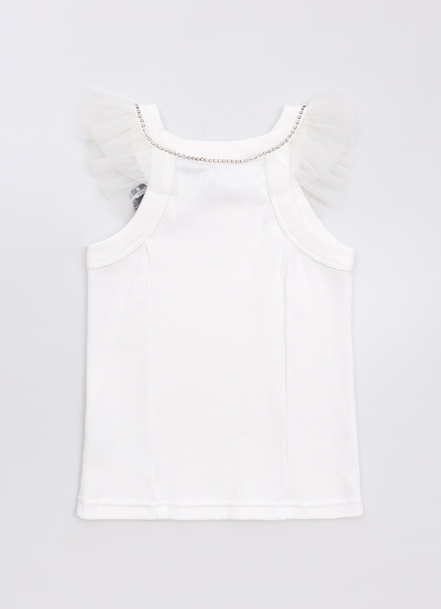 Blusa Ribana Alça Tule e Laços