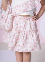 Conjunto Blusa Cotton e Saia Short Algodão