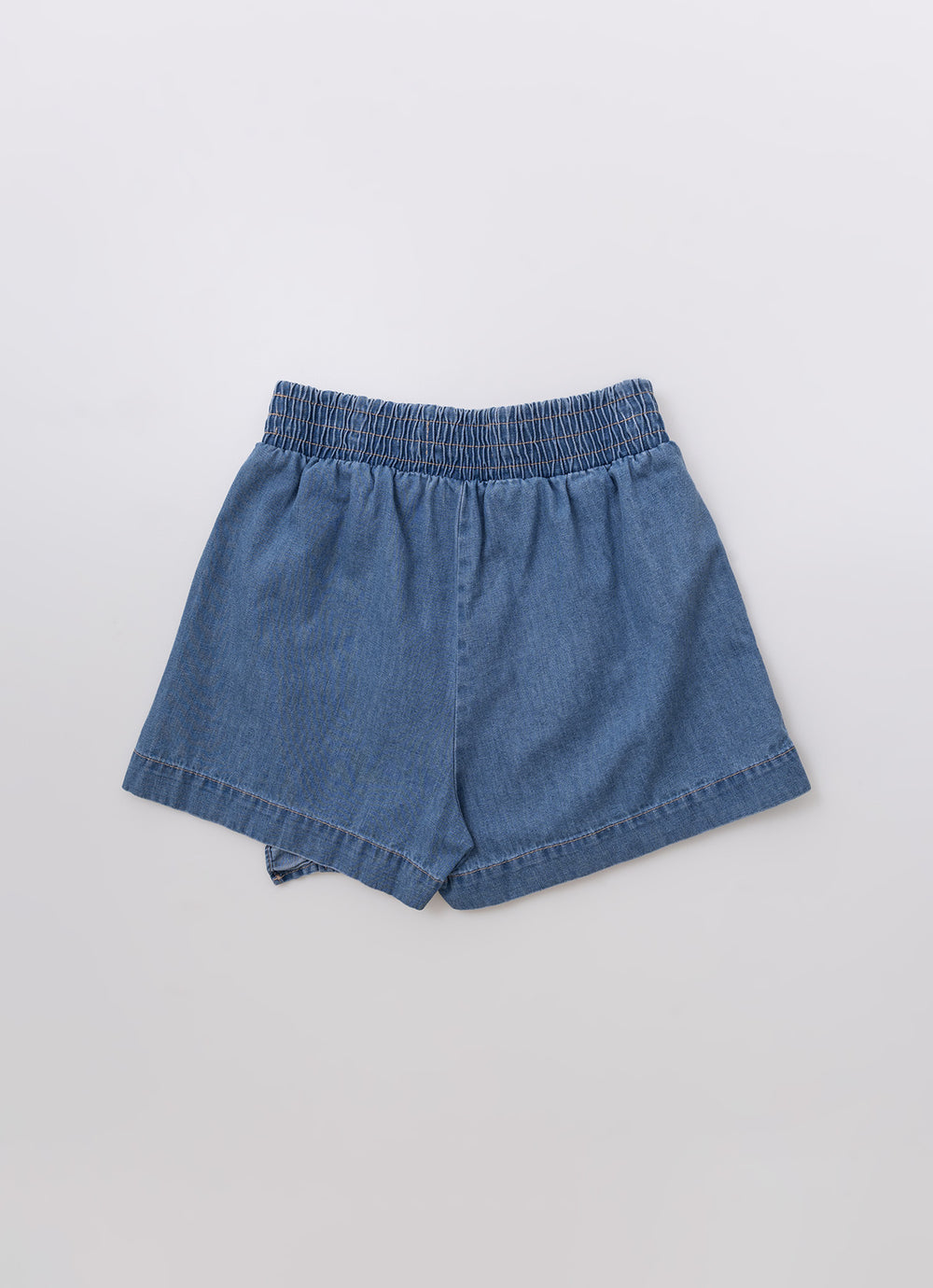 Saia Short Jeans Fino Babadinho