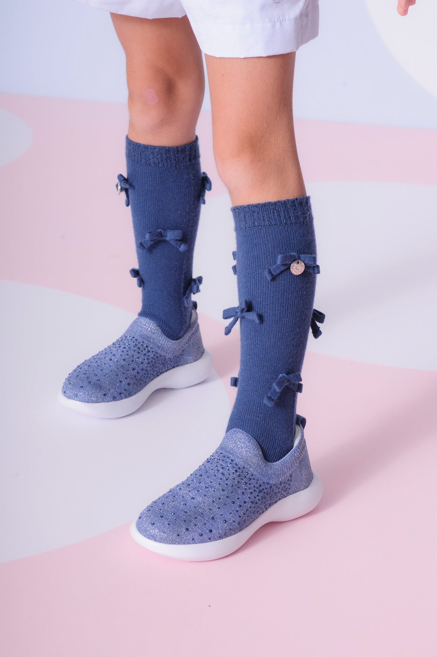 Meia Tricot Lacinhos