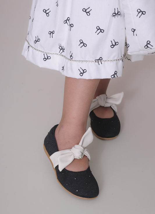 Sapatilha Knit Cristais Amarração Couro