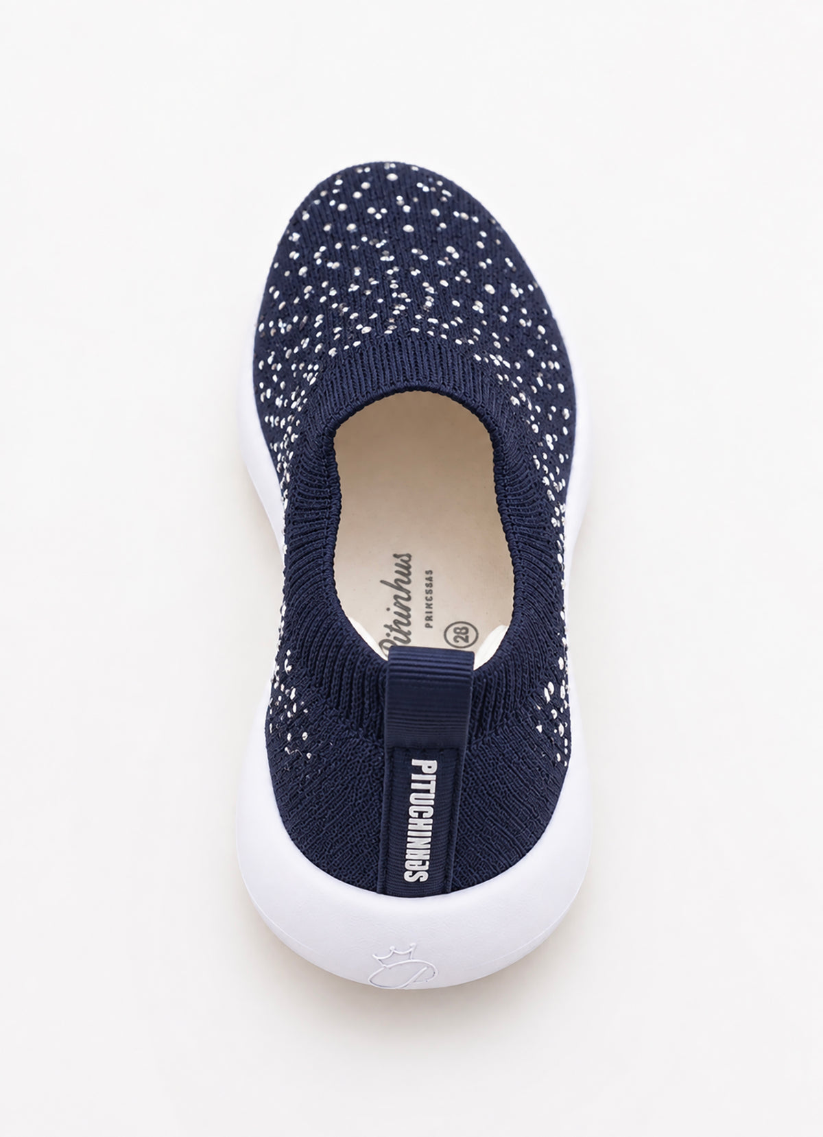 Tênis Knit Cristais Pituchinhus