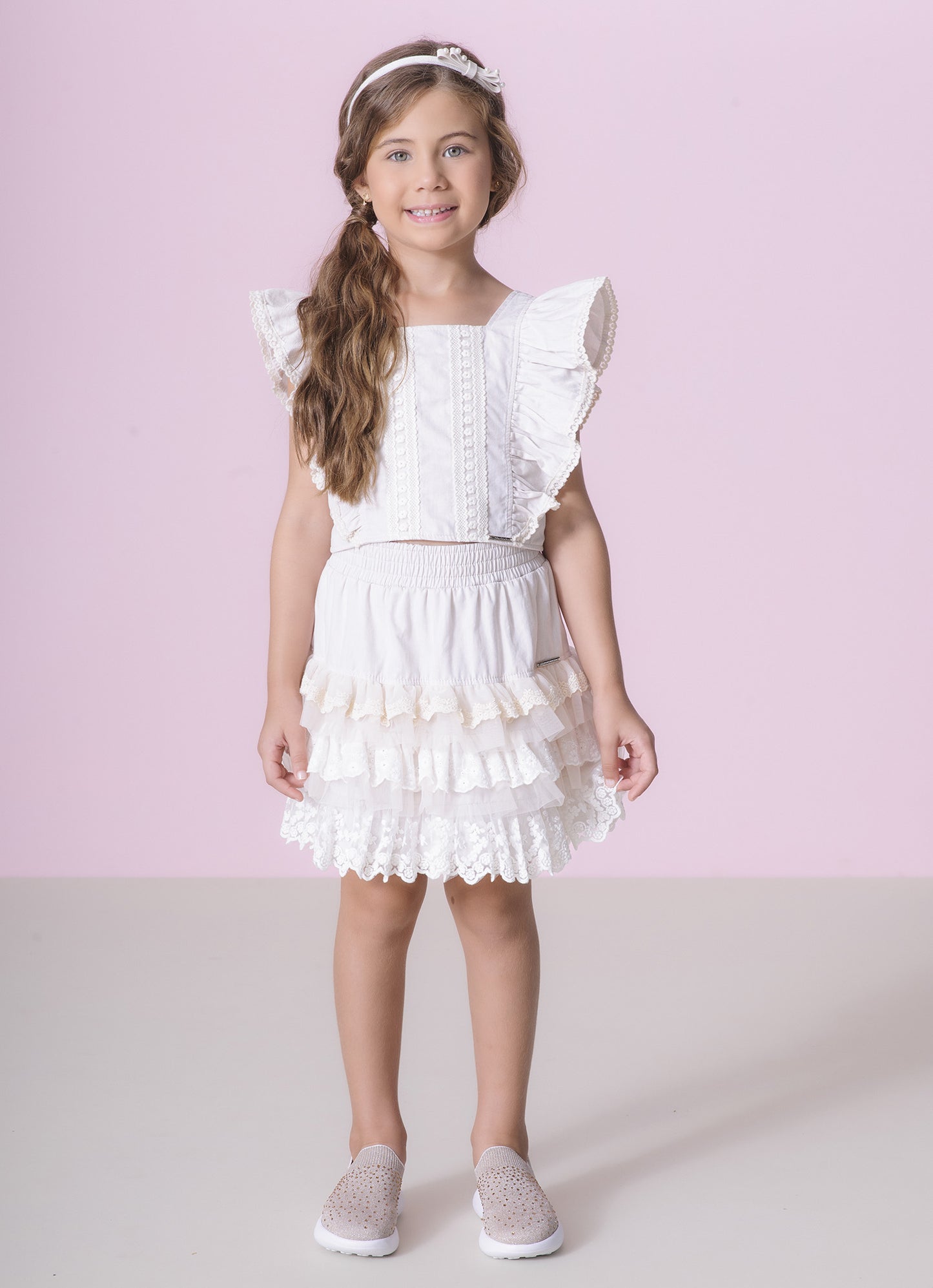 Tênis Knit Cristais Pituchinhus