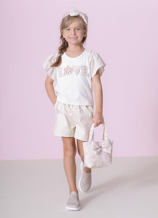 Arco Laço Algodão Estampado