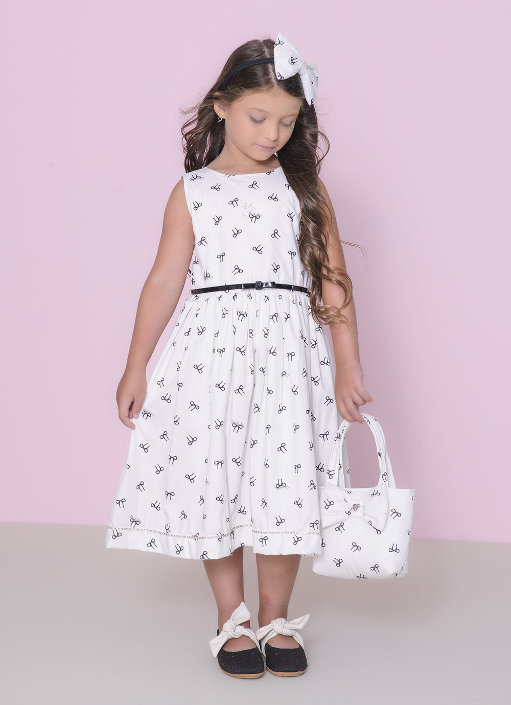 Arco Laço Algodão Estampado