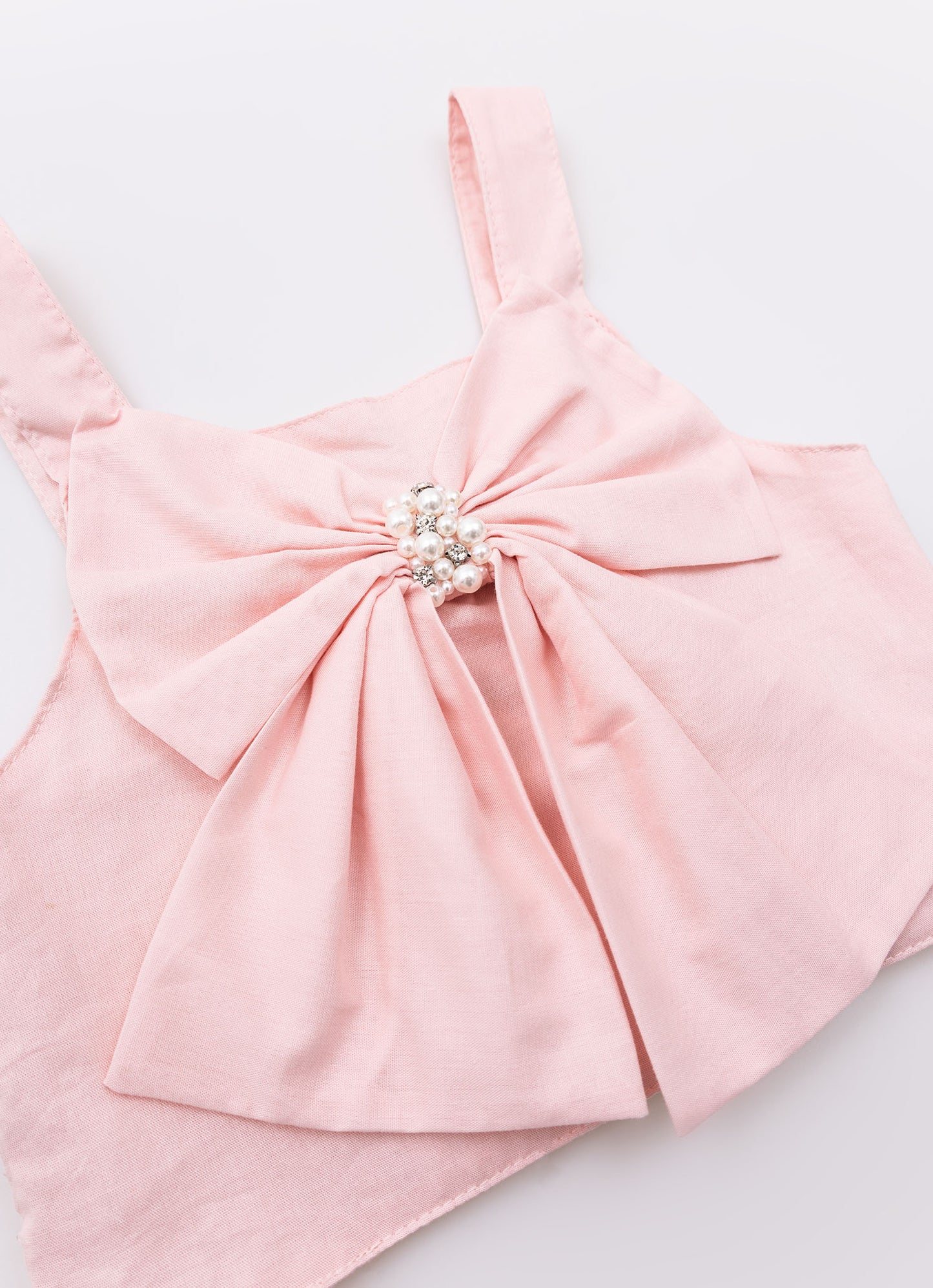 Blusa Cropped Algodão Maxi Laço