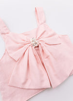 Blusa Cropped Algodão Maxi Laço