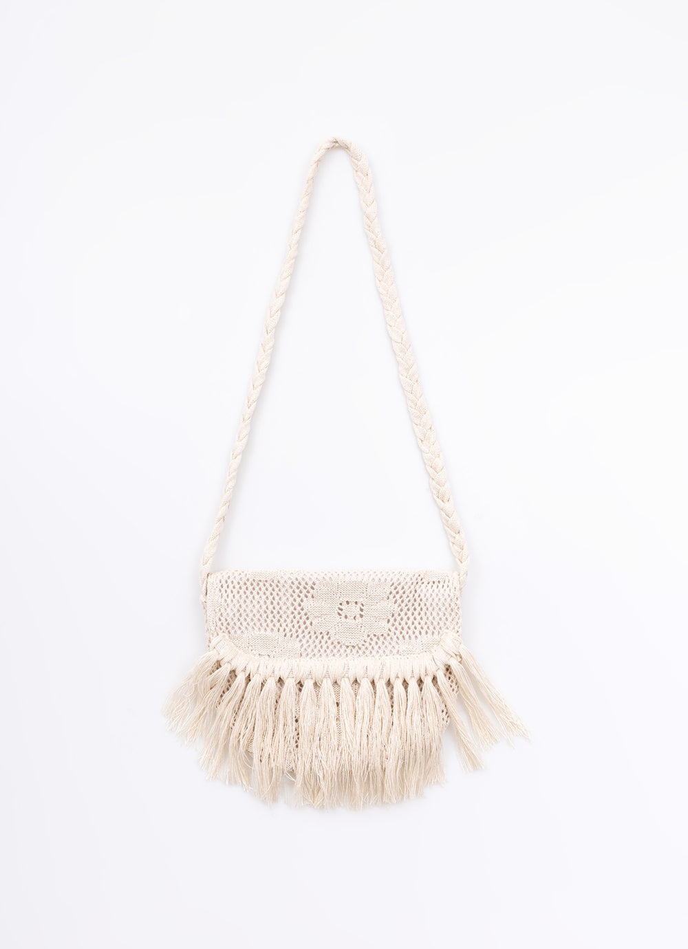 Bolsa Tricot Franjas Boho