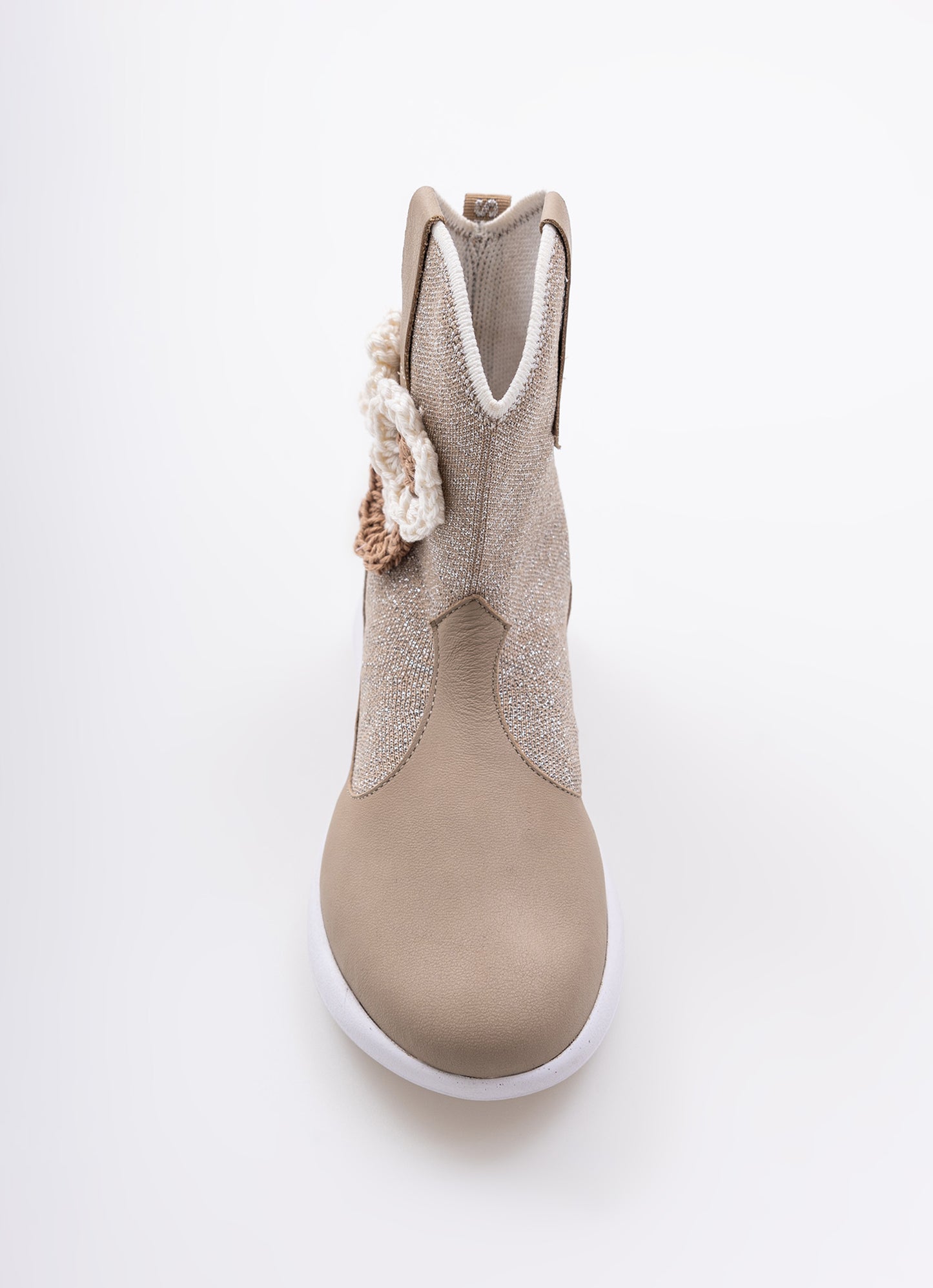 Bota Knit Flores