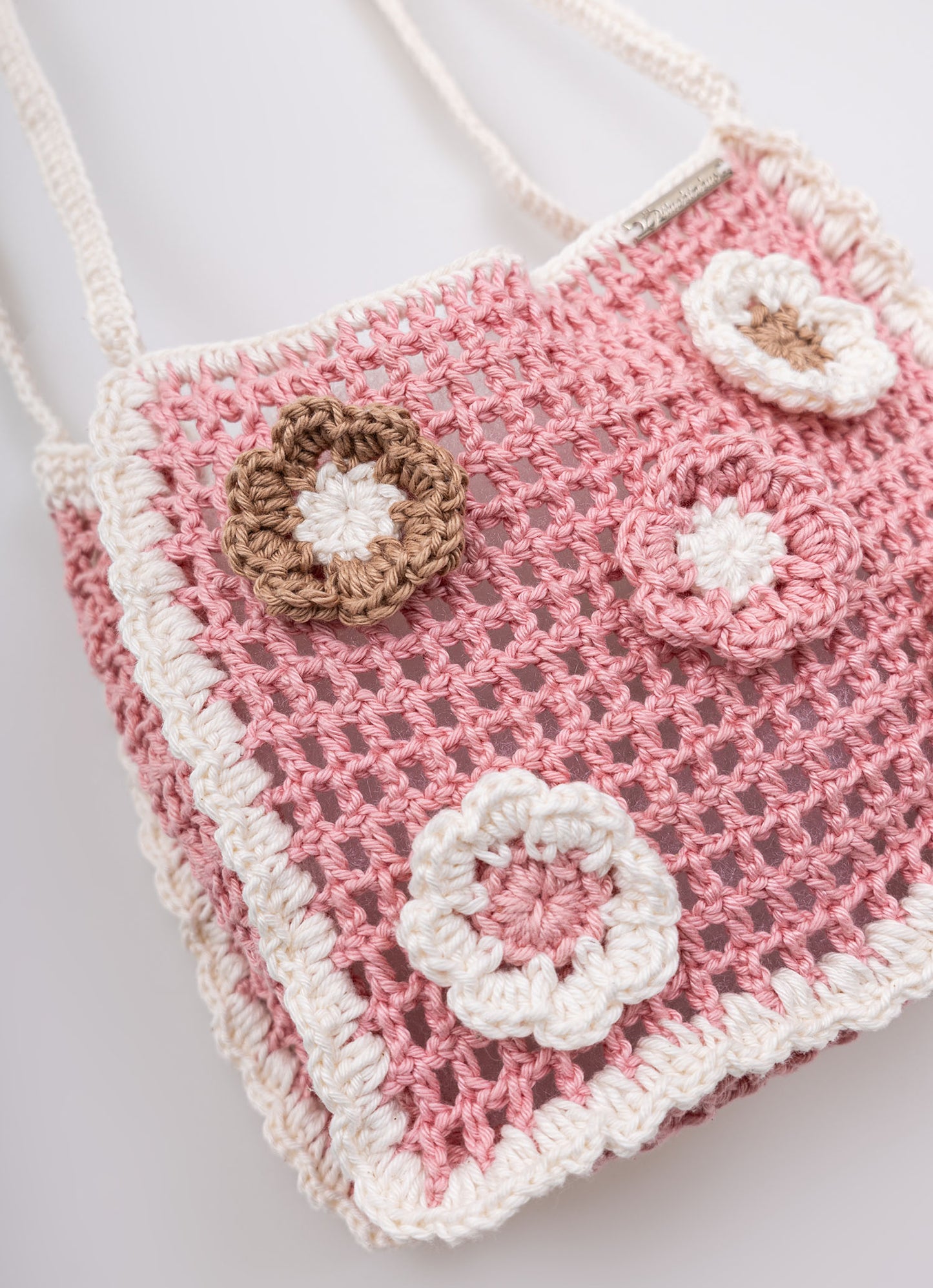 Bolsa Crochê Florzinhas