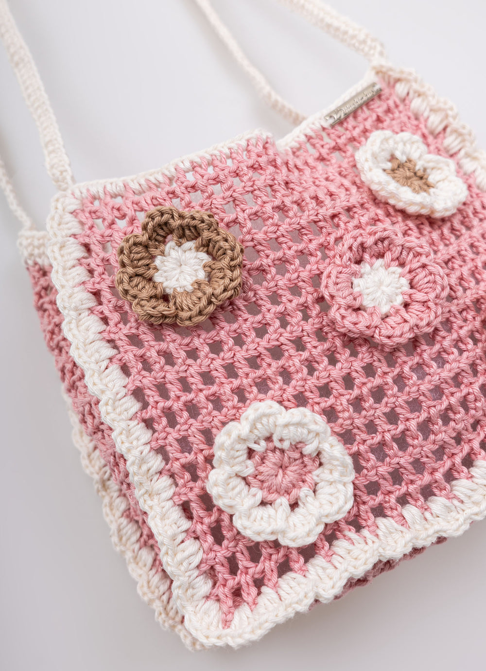 Bolsa Crochê Florzinhas