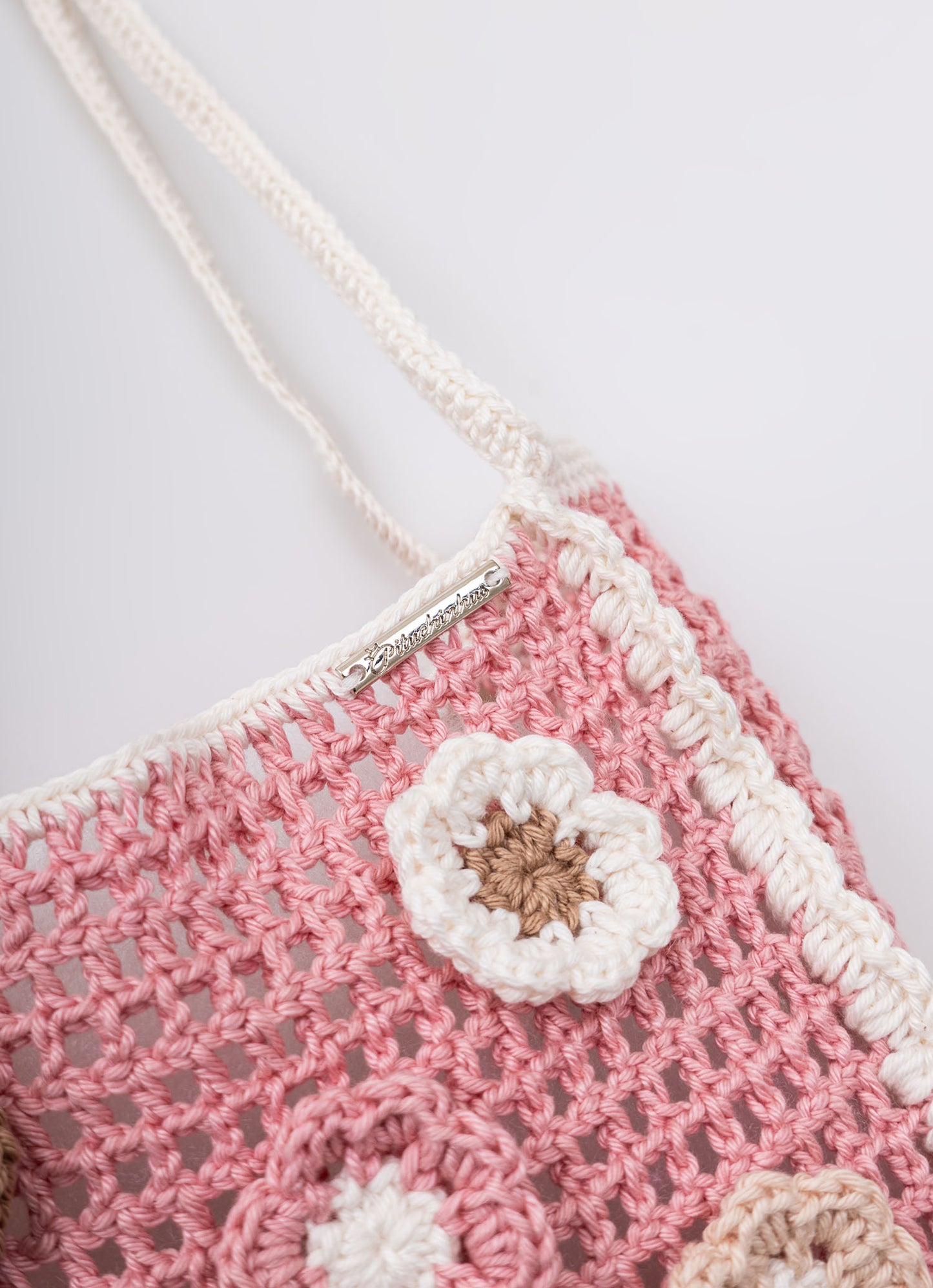 Bolsa Crochê Florzinhas