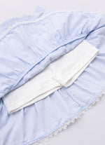 Saia Short Tricoline Babados